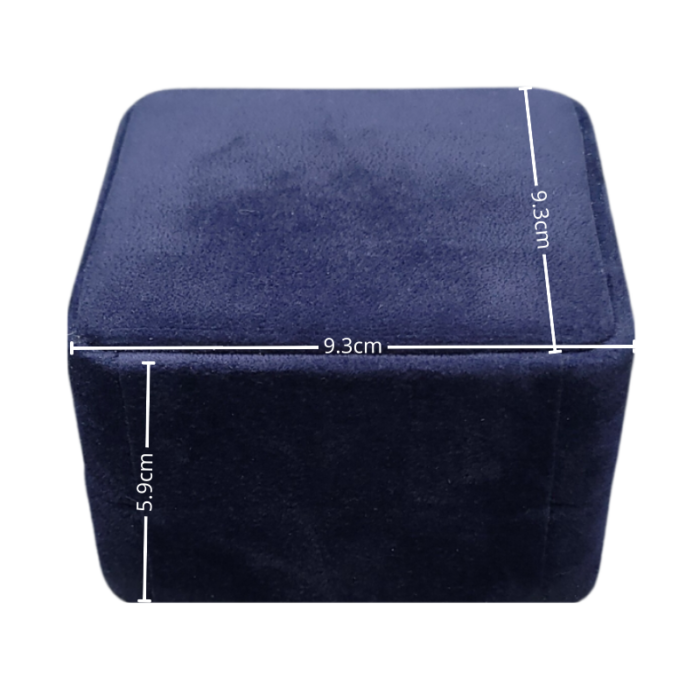 royal blue velvet bangle box