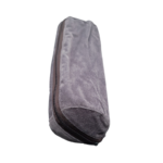 grey velvet bangle pouch
