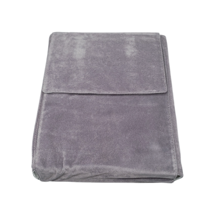 grey velvet necklace pouch 6 pads