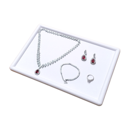 jewellery display tray -white