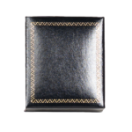earring gift box black paper close top view BXE83BL
