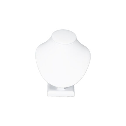necklace display stand white leatherette small-709S-3