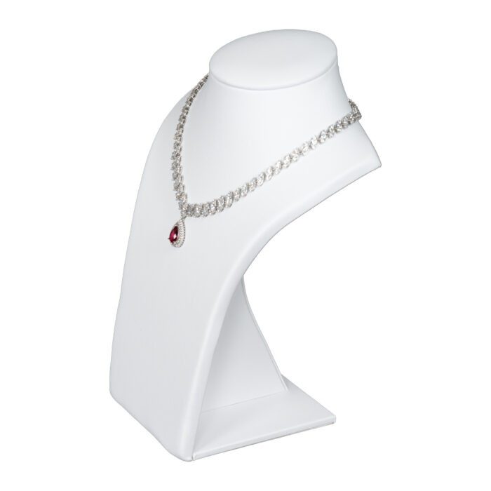necklace stand white large NS83
