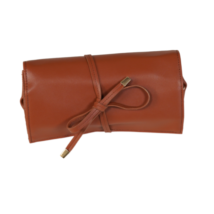 Personalized Leatherette Jewellery Roll Pouch